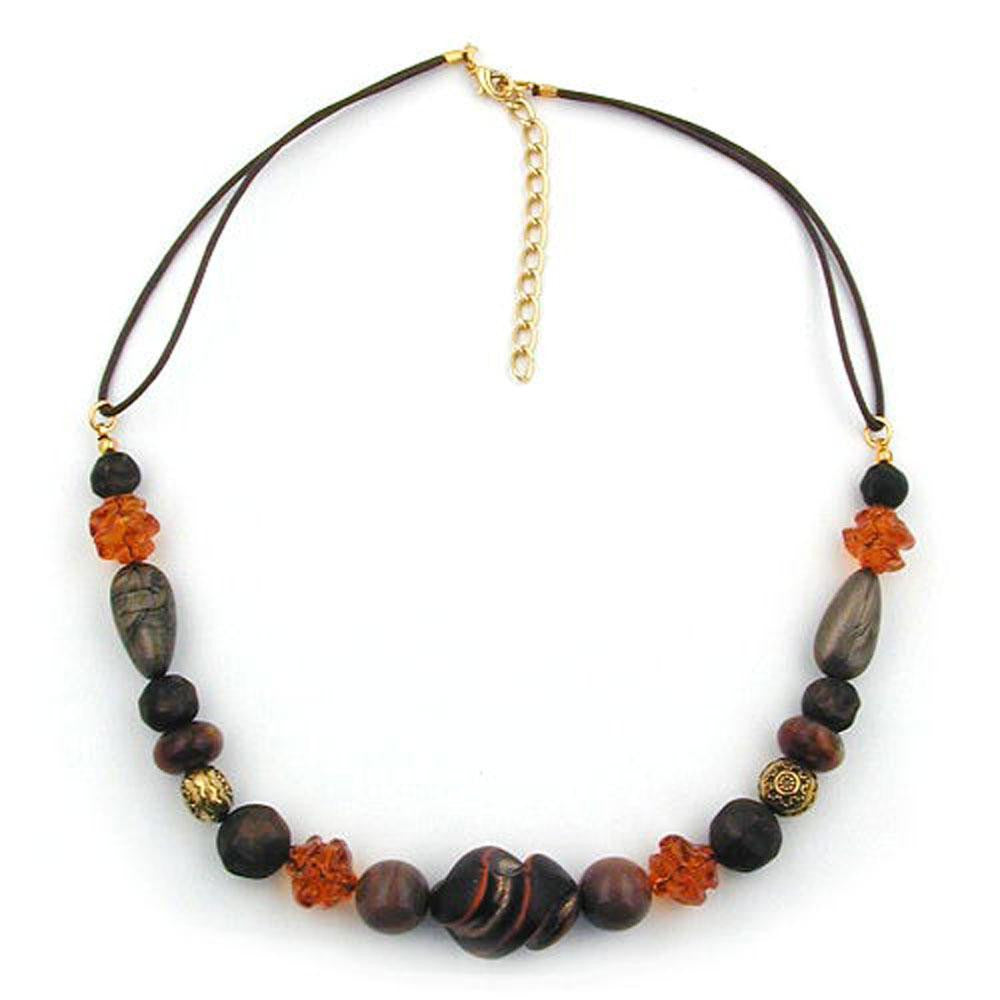 Necklace Screw Bead Mixed Colour Combination Of Beads