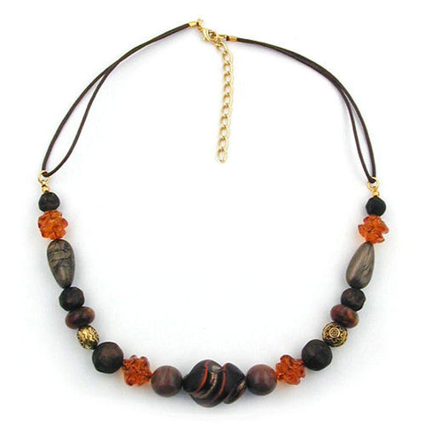 Necklace Screw Bead Mixed Colour Combination Of Beads