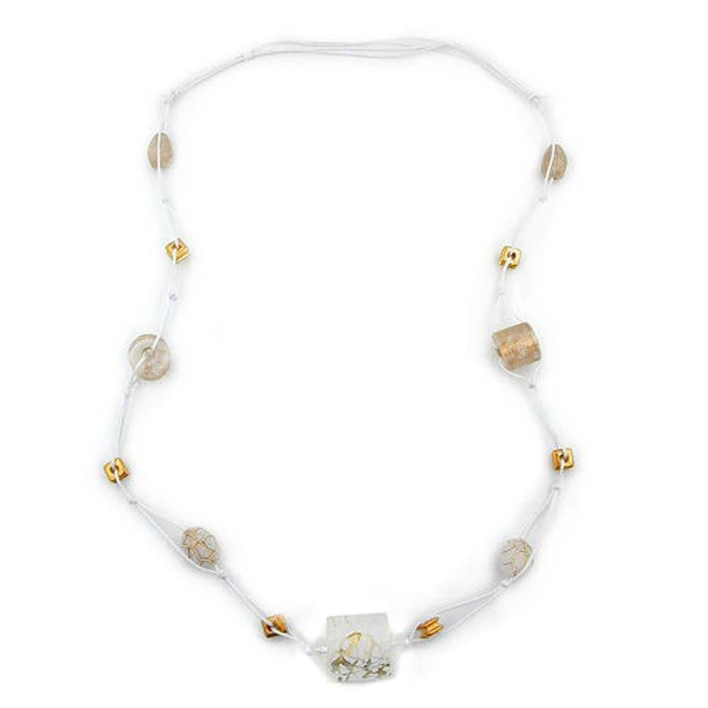 Necklace White Gold-tone 100cm