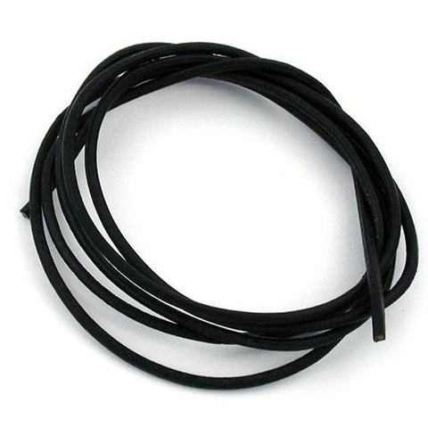 Leather Cord Black 2mm 100cm