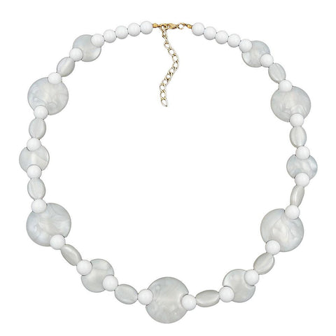 Necklace White Beads Pearl White