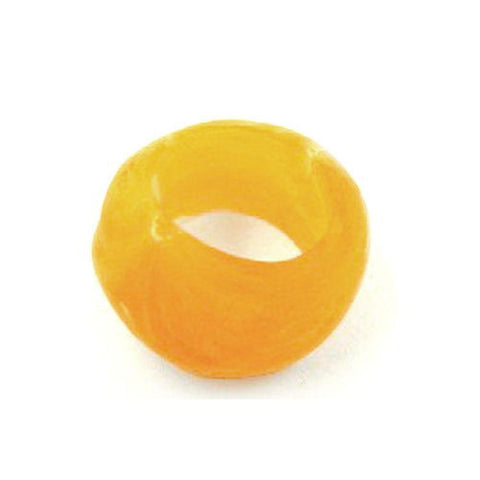 Scarf Bead Yellow 28mm