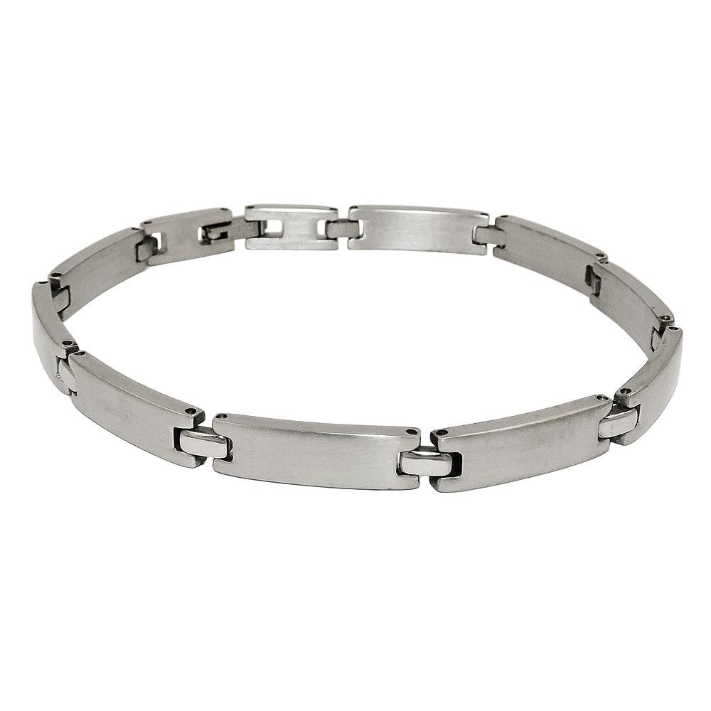 Bracelet, 11 Links, Stainless Steel