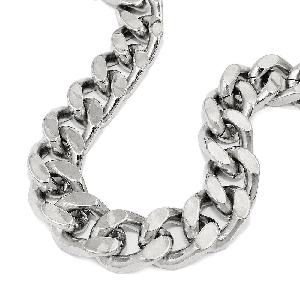 Chain, Curb 13mm, Stainless Steel