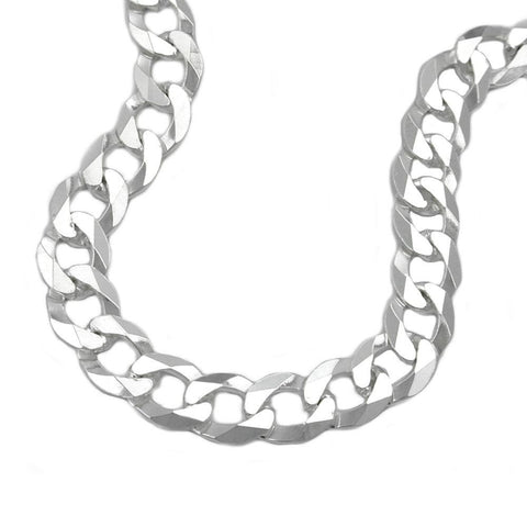 Bracelet, Open Curb Chain, Silver 925, 19cm