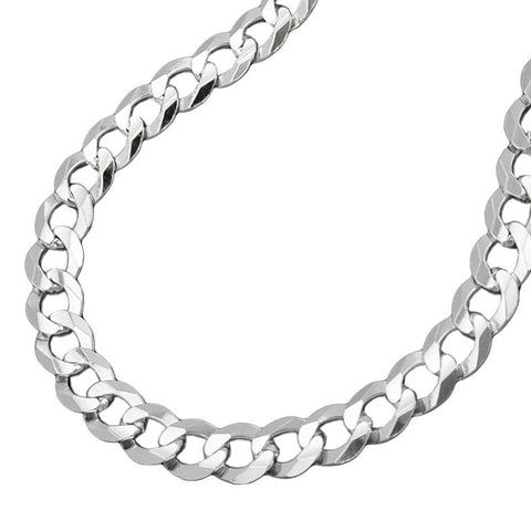 Necklace, Open Curb Chain, Silver 925, 50cm