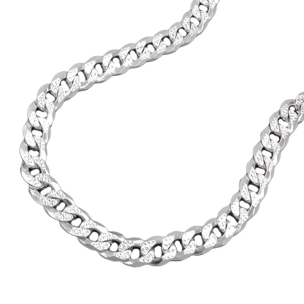 Bracelet, Open Curb Chain, Silver 925