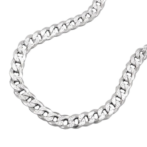 Bracelet, Open Curb Chain, Silver 925