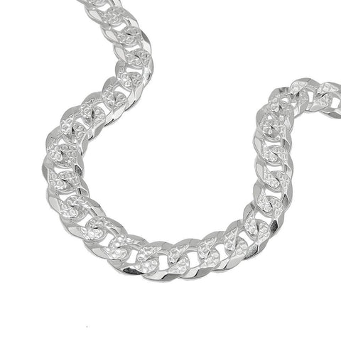 Necklace, Open Curb Chain, Silver 925