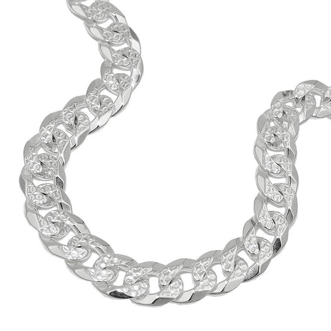 Necklace, Open Curb Chain, Silver 925