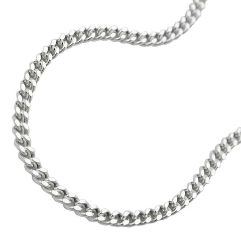 Necklace, Thin Curb Chain, Silver 925, 45cm