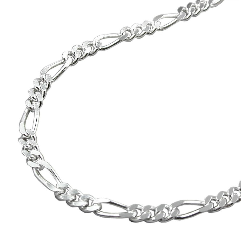 Bracelet, Thin Figaro Chain, Silver 925, 19cm