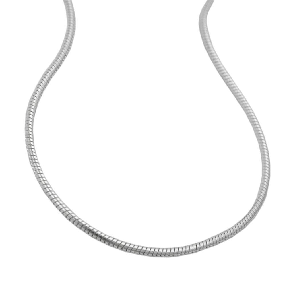 Round Snake Chain, Silver 925, 34cm