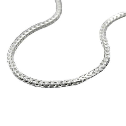 Necklace, Foxtail Chain, Silver 925, 45cm