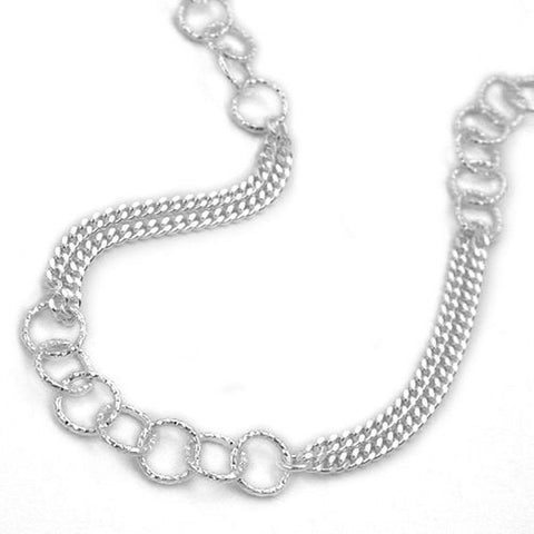 Necklace, Fancy Chain, Silver 925, 42cm