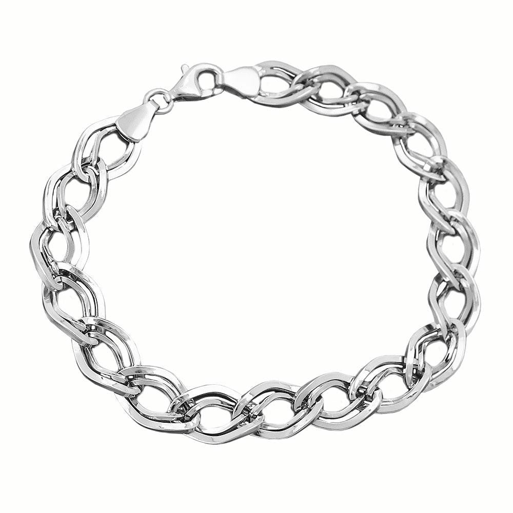 Bracelet, Fancy Pattern, Silver 925, 19cm