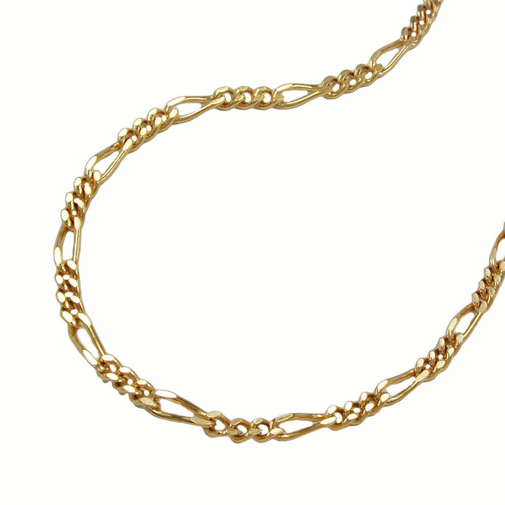 Bracelet, Figaro Chain, Gold Plated