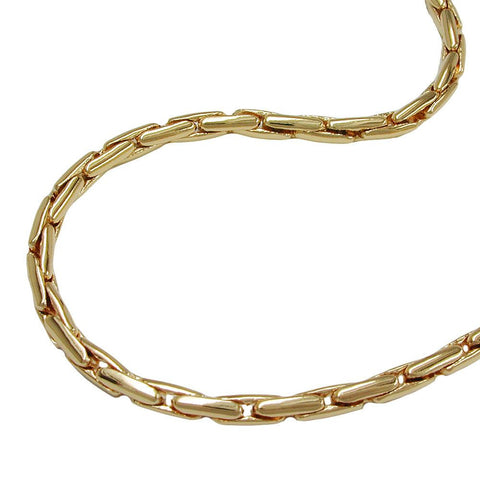 Bracelet, Round Cobra, Gold Plated