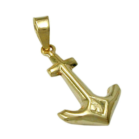 Pendant Anchor 9k Gold