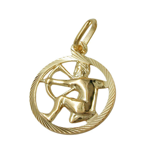 Pendant Zodiac Sign Sagittarius 9kt Gold