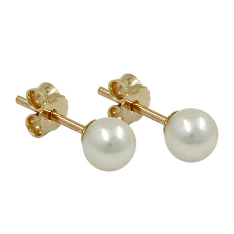 Earrings Pearl 5mm 9k Gold