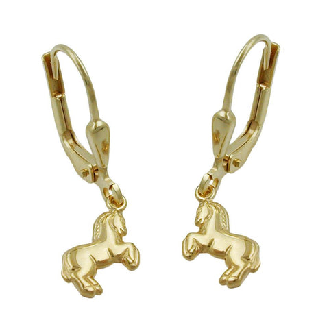 Earrings Horse 9kt Gold