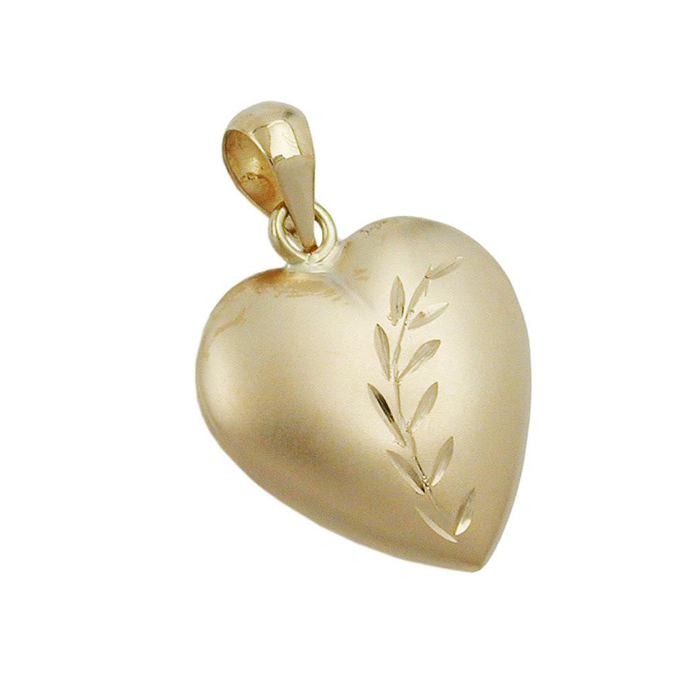 Pendant Heart 9k Gold