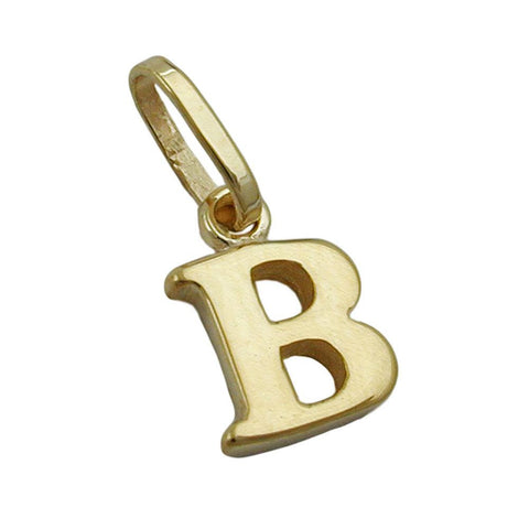 Pendant Initiale B 9k Gold