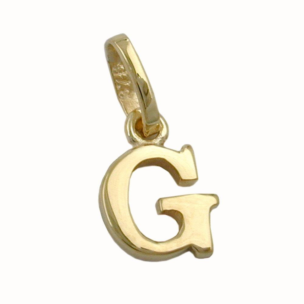 Pendant Initiale G 9k Gold