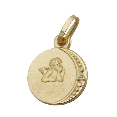 Pendant Babys Christening 9k Gold