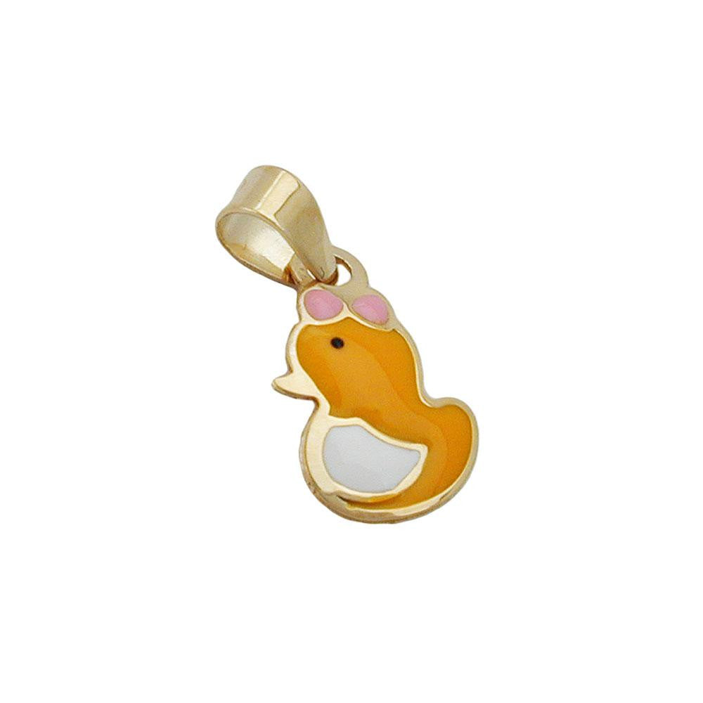 Pendant Duck 9k Gold