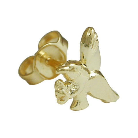 Earstud-single Eagle 9k Gold