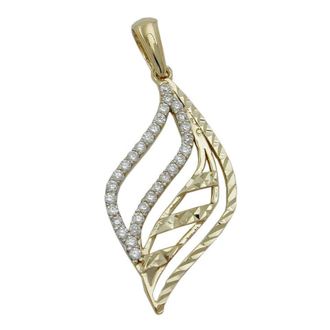 Pendant Zirconias 9k Gold