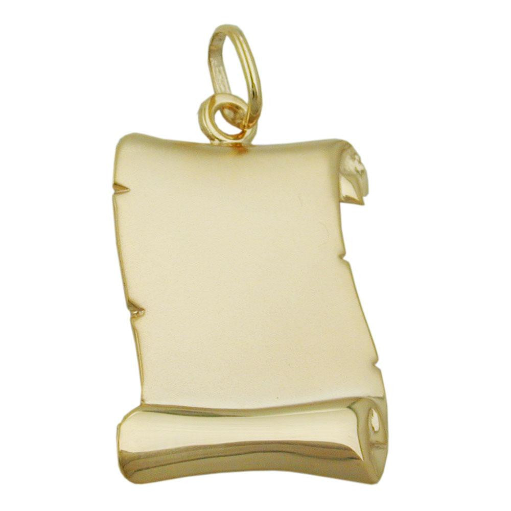 Pendant To Be Engraved 9k Gold