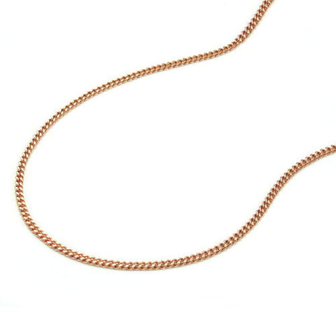 Chain, Curb, 45cm, 14k Redgold