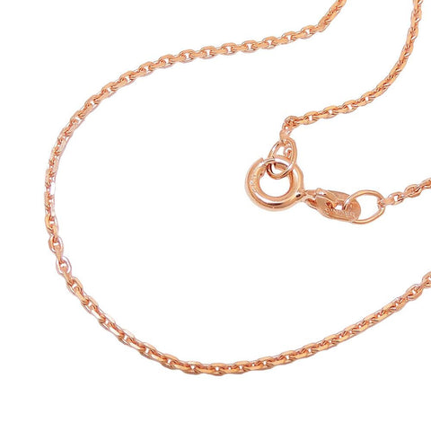 Chain, 45cm, Anchor Round, 14k Redgold