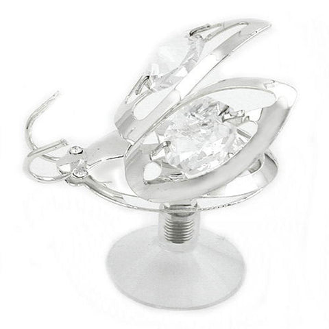 Suncatcher Chafer With Crystal Elements Silver Plated