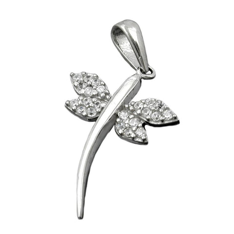 Pendant Dragonfly Zirconia Silver 925