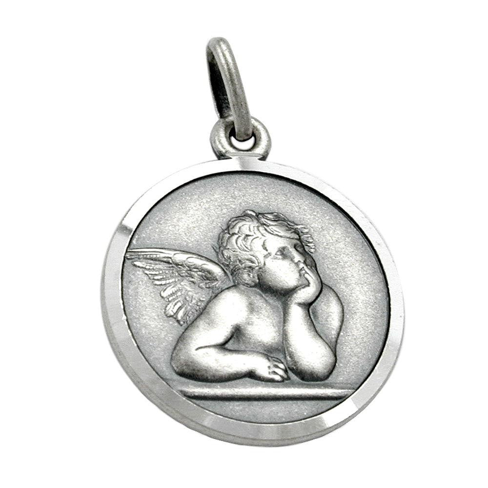 Pendant Medal Angel Silver 925