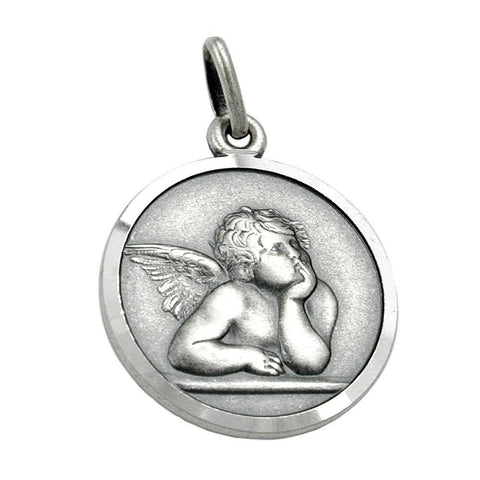 Pendant Medal Angel Silver 925