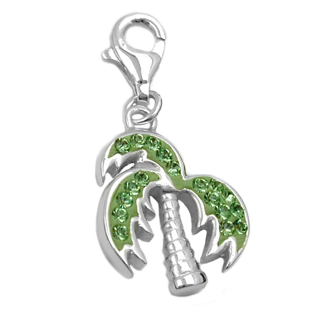 Pendant Charm Palm Tree Silver 925