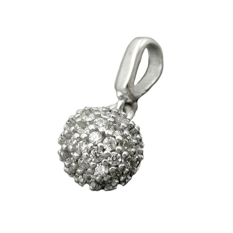 Pendant Ball With Zirconia Silver 925