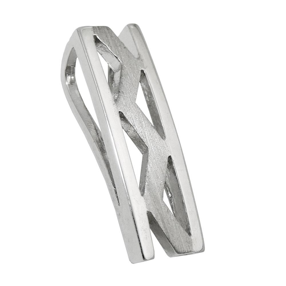 Pendant Square Matt And Shiny 925