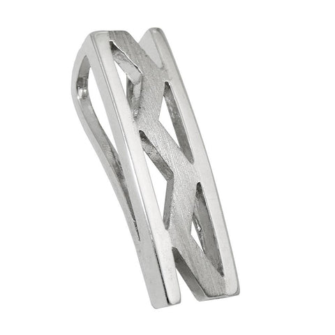 Pendant Square Matt And Shiny 925