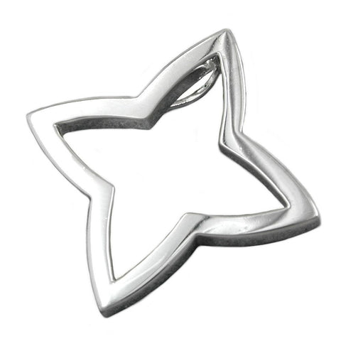 Pendant Flower Massiv Silver 925