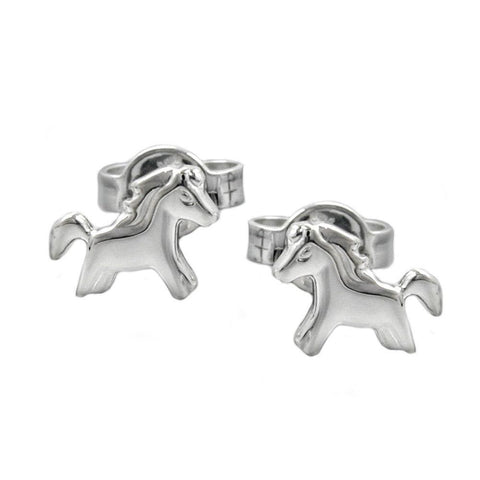 Earstuds Horses Silver 925