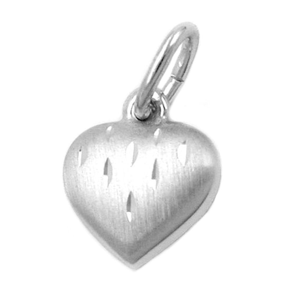 Pendant Heart With Cut Silver 925