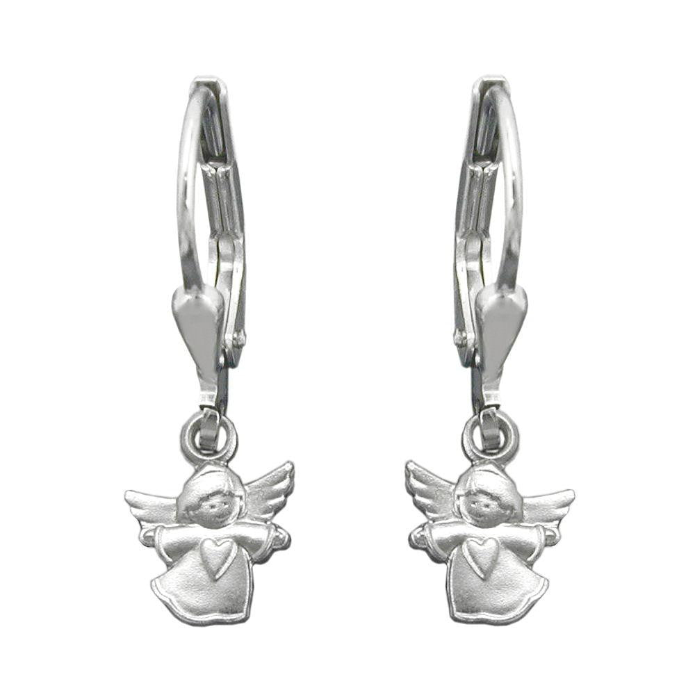 Leverback Earrings Angel Silver 925