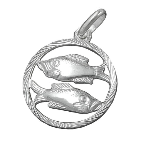 Zodiac Pendant Pisces Silver 925