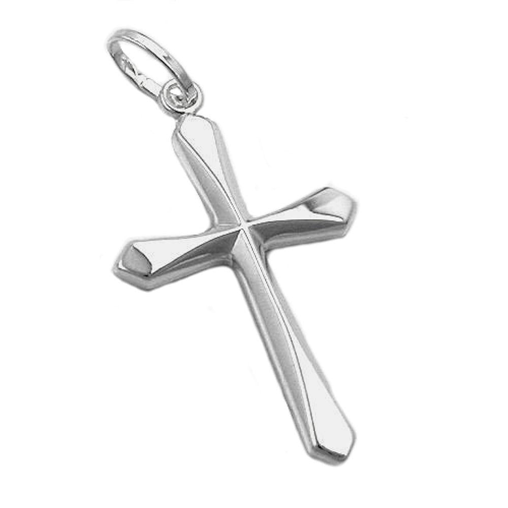 Pendant Cross Shiny Silver 925